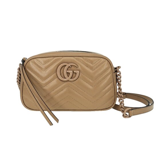 Gucci 447632 GG Marmont Matelasse Leather Crossbody Bag - Picture 1 of 8